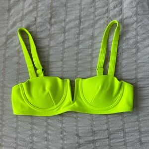 Neon Green Swimsuit Top